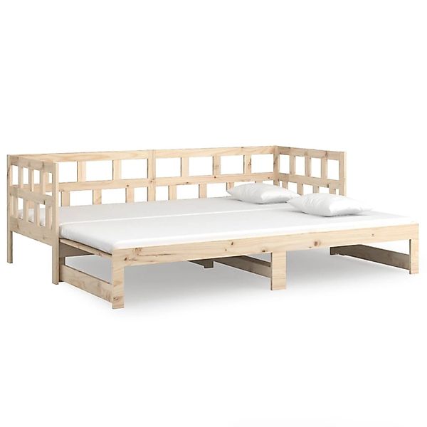 vidaXL Tagesbett Ausziehbar Massivholz Kiefer 2x(90x200) cm1279738 günstig online kaufen