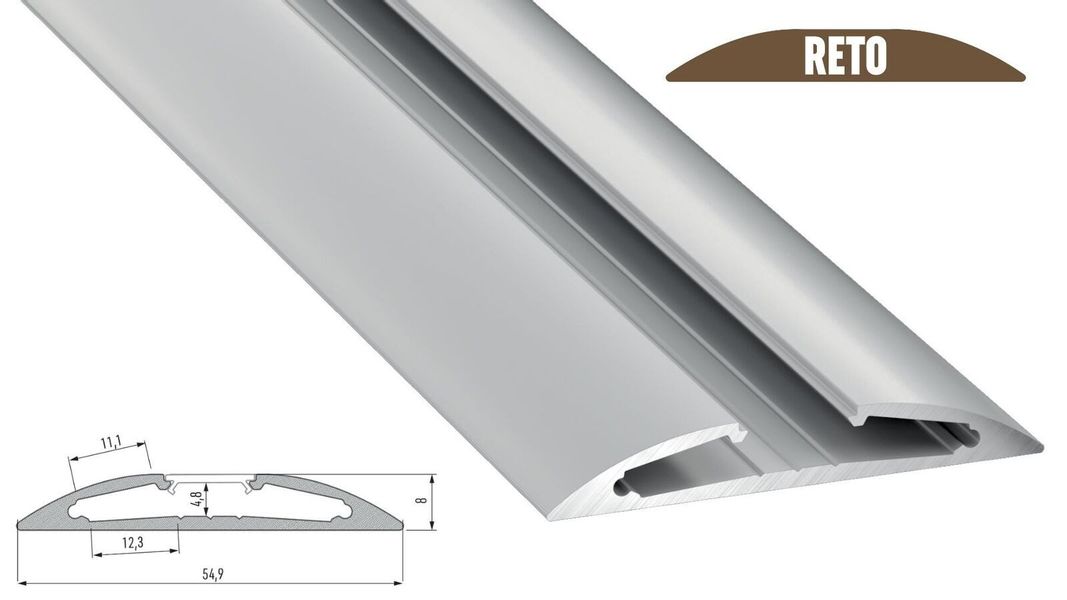 COFI 1453 Rahmenprofil LED Aluminium Profil günstig online kaufen
