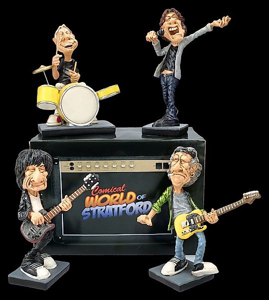 Figuren Shop GmbH Dekofigur Rockstar Figur Ron – Warren Stratford Karikatur günstig online kaufen