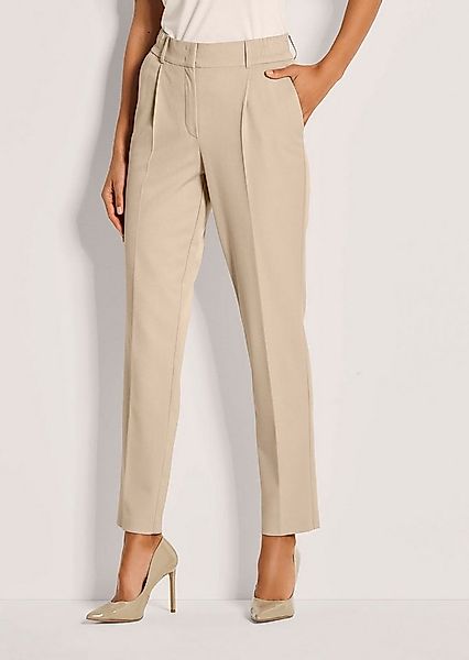 MADELEINE Bundfaltenhose Konische Businesshose mit Stretch-Komfort Schmal z günstig online kaufen