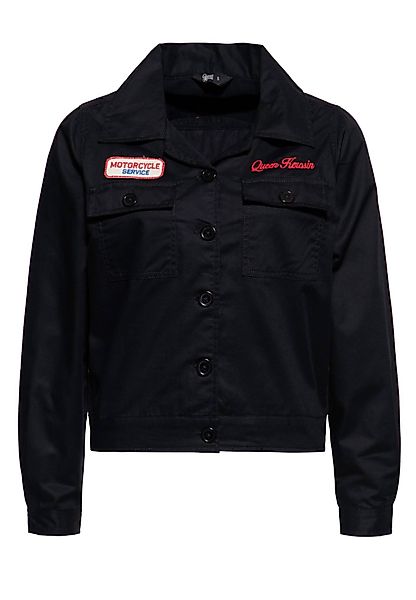 QueenKerosin Collegejacke Faster Then The Wind günstig online kaufen