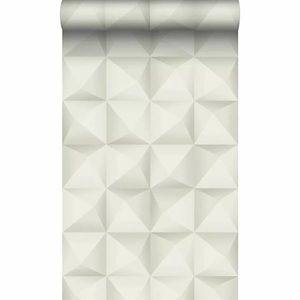 Origin Wallcoverings Strukturtapete 3D Muster Hellgrau 50 x 900 cm 347958 günstig online kaufen