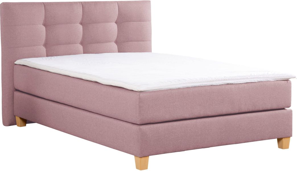 Home affaire Boxspringbett "Moulay" inkl. Topper, in 3 Härtegraden, TFK auc günstig online kaufen