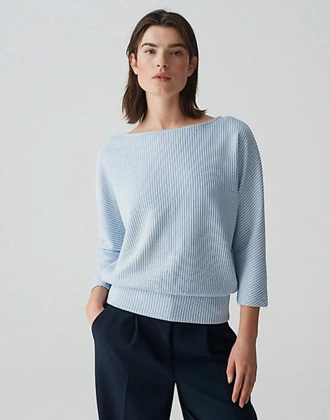 OPUS Sweater Geipen Batwing Fit leicht verkürzt geschnitten Sweatware günstig online kaufen