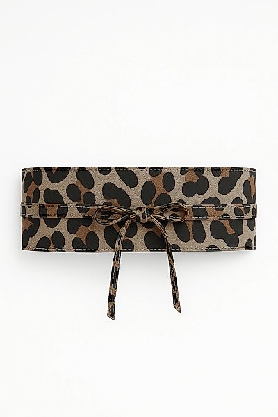 COLLEZIONE ALESSANDRO Ledergürtel "Big Leo" aus Leder mit Leo Druck in beig günstig online kaufen