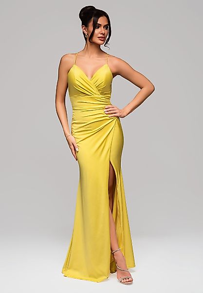 OMBRE Abendkleid Elegantes Abendkleid mit Beinschlitz günstig online kaufen