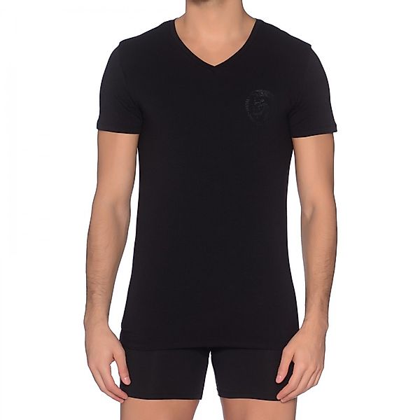 Diesel V-Neck T-Shirt, schwarz günstig online kaufen