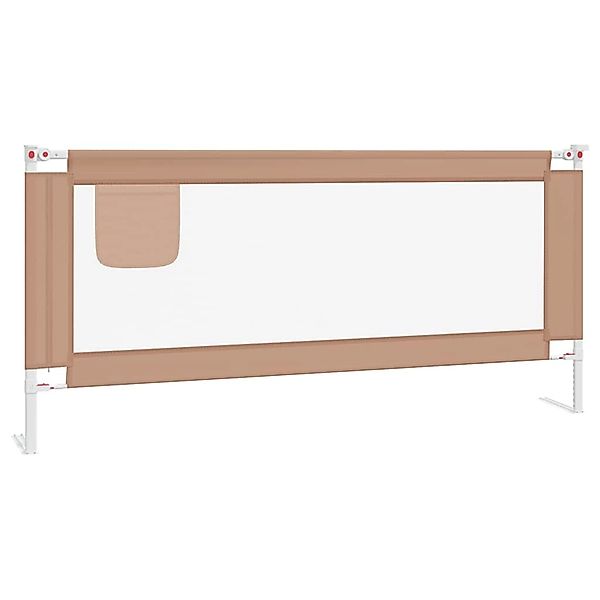 Kleinkind-bettschutzgitter Taupe 200x25 Cm Stoff günstig online kaufen