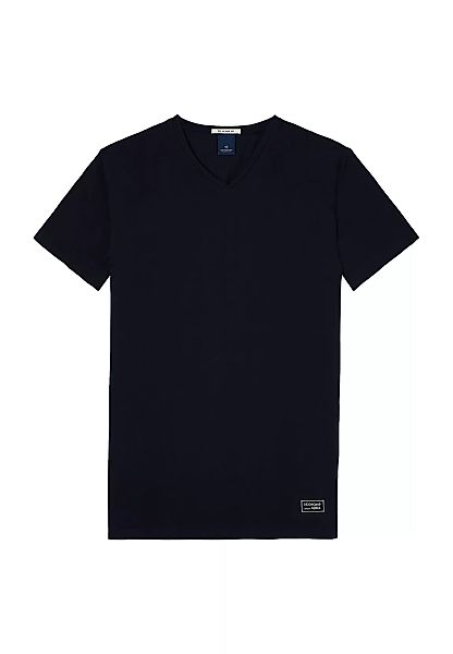 Scotch & Soda T-Shirt Men CLASSIC V Neck Tee 142640 Night 0002 Dunkelblau günstig online kaufen
