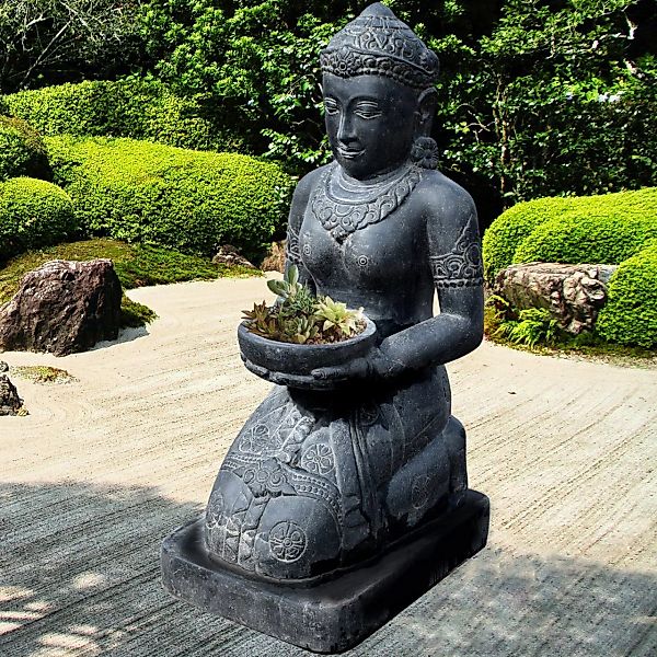 Garten Skulptur Kniende Göttin Bhiwandi günstig online kaufen