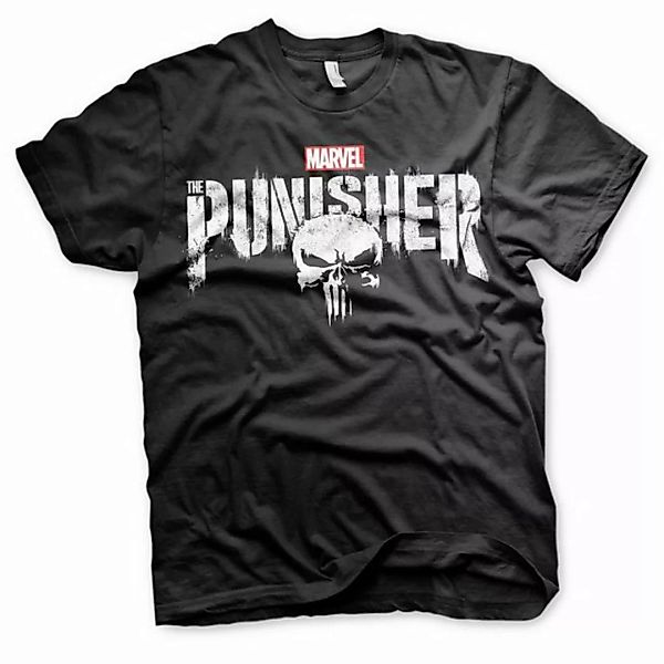 Metamorph T-Shirt Punisher T-Shirt Distressed Logo Offiziell lizenziertes T günstig online kaufen