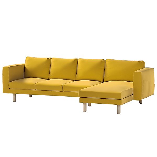 Bezug für Norsborg 4-Sitzer Sofa mit Recamiere, honiggelb, Norsborg Bezug f günstig online kaufen