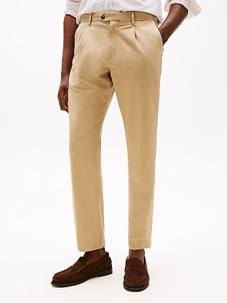 Tommy Hilfiger Chinohose "HARLEM 1PLT CHINO SATIN", relaxed fit, Bundhalte günstig online kaufen