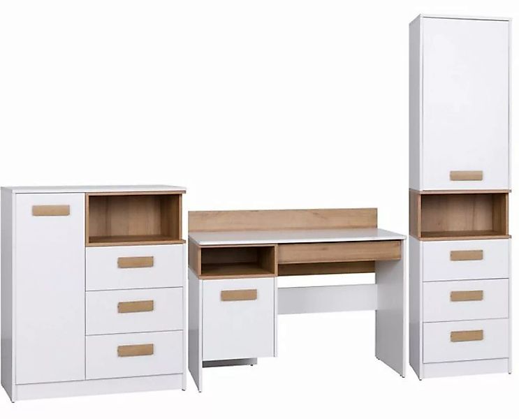 Marmex Möbel Mehrzweckschrank-Set Grant SET K, (3-St), Soft-Close-Funktion günstig online kaufen