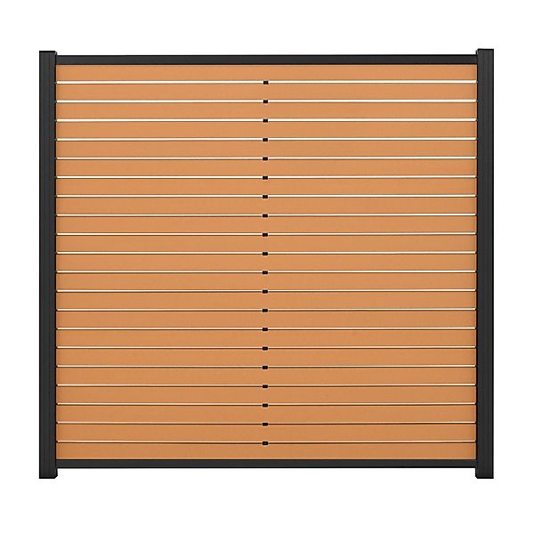 T&J BPC-Rhombus-Steckzaun Hanö 21 Lamellen 2 x 7,5 cm/6,8 x 179,3 cm Karame günstig online kaufen