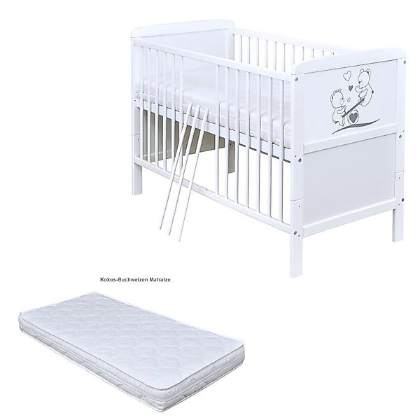 Baby-Delux Babybett Luna Teddy Wippe, Kinderbett günstig online kaufen