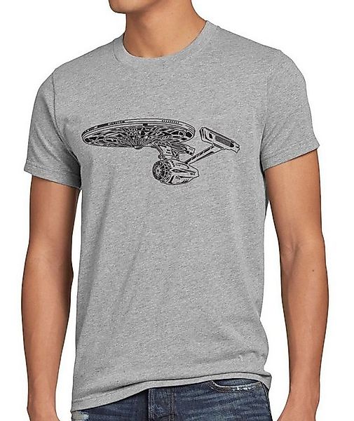 style3 T-Shirt Trekkie Sci-Fi spock raumschiff trek enterprise wars voyager günstig online kaufen