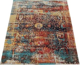 Paco Home Teppich "Artigo 420" rechteckig 4 mm Höhe Kurzflor, Vintage Desig günstig online kaufen