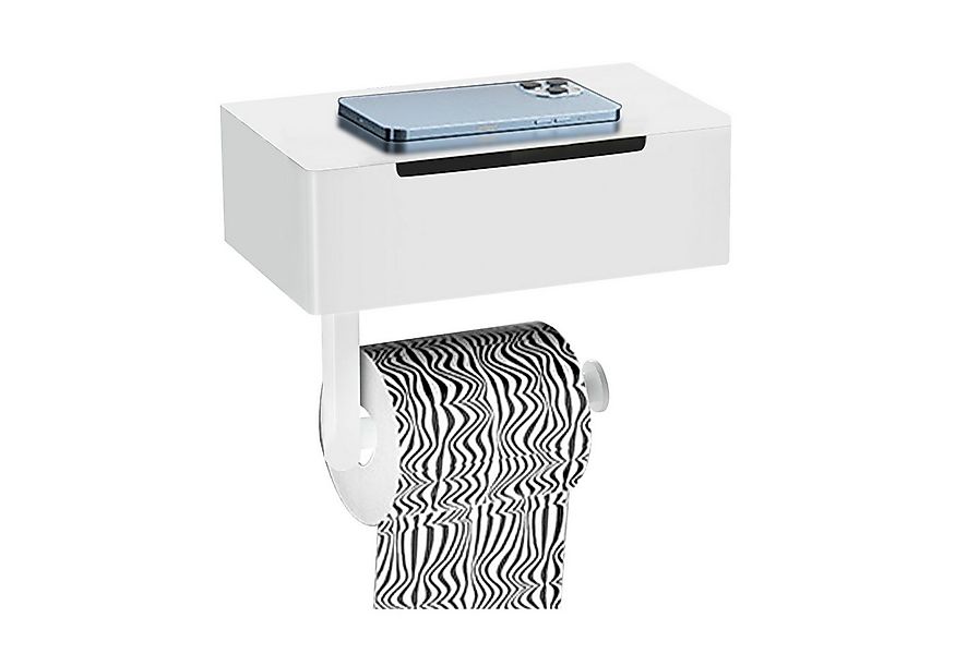 SEHAUSEU Toilettenpapierhalter edelstahl mit Feuchttücherbox, selbstklebend günstig online kaufen