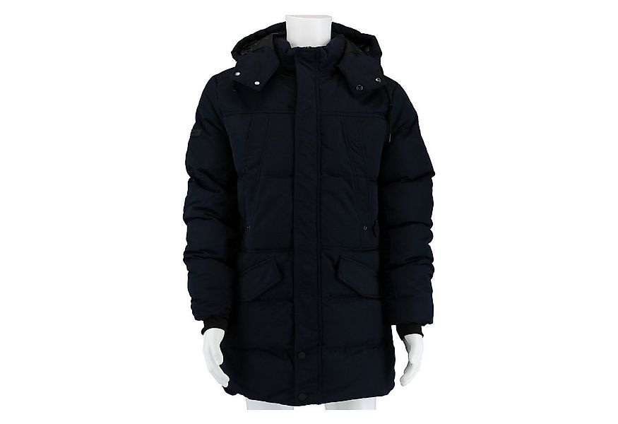 Poolman Winterjacke mit Kapuze P2304.738 (warm wattiert, leicht) navyblau H günstig online kaufen