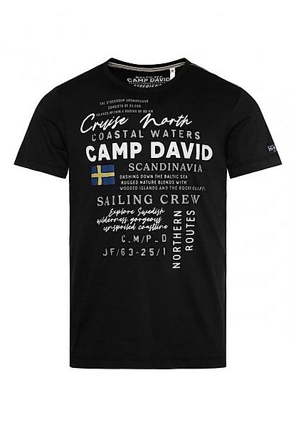 CAMP DAVID T-Shirt T-Shirt CRUISE NORTH Kurzarmshirt (1-tlg., 1) günstig online kaufen