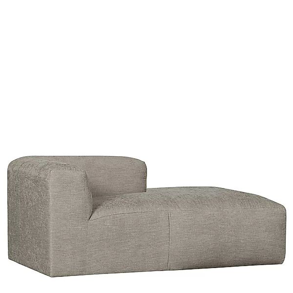 Lounge Element links in Beigegrau Webstoff Modul Sofa Ecke günstig online kaufen