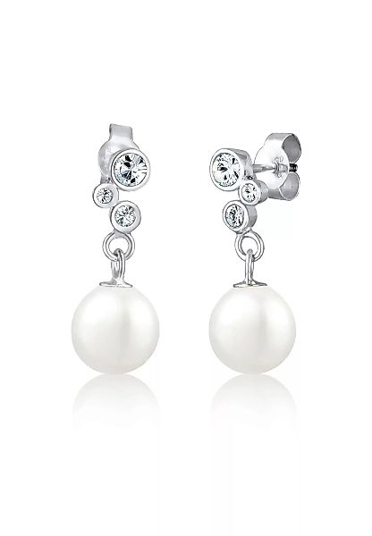 Elli Paar Ohrhänger "Perlen Kristalle Elegant 925 Silber" günstig online kaufen