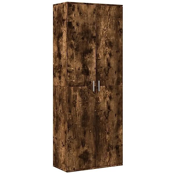 vidaXL Highboard Räuchereiche 70x35x180 cm Holzwerkstoff 3276662 günstig online kaufen