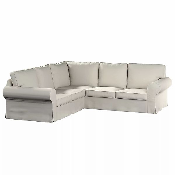 Bezug für Ektorp Ecksofa, hellgrau , Sofahusse für Ektorp Ecksofa, Cotton P günstig online kaufen