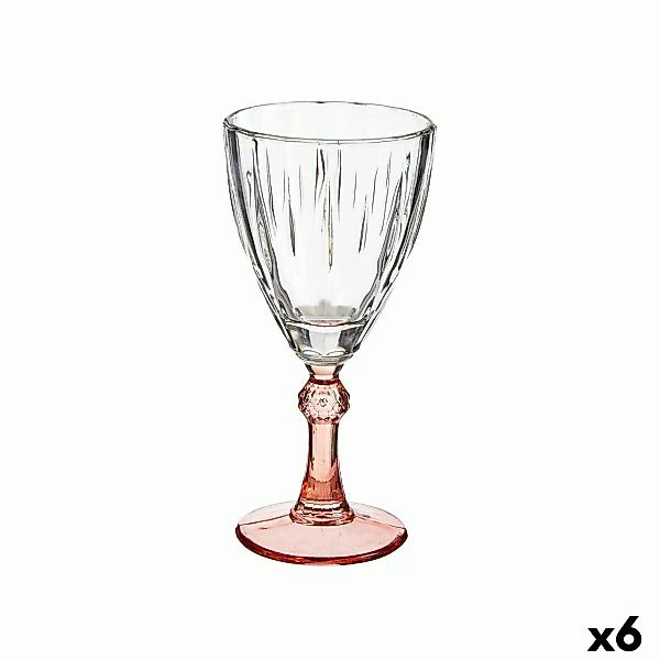 Weinglas Exotic Kristall Lachsfarben 6 Stück (275 Ml) günstig online kaufen