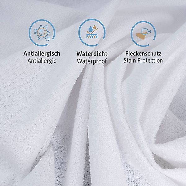 Matratzenschoner Baumwolle, 90x200, 120x200, 140x200, 160x200, günstig online kaufen