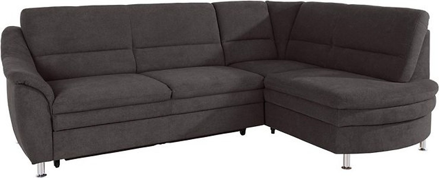 Places of Style Ecksofa "Cardoso L-Form", Federkern, wahlweise mit Bett, Sc günstig online kaufen