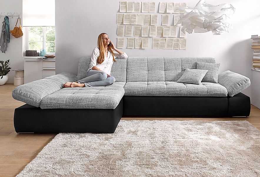 DOMO collection Ecksofa Moric, L-Form, XXL-Sofa günstig online kaufen
