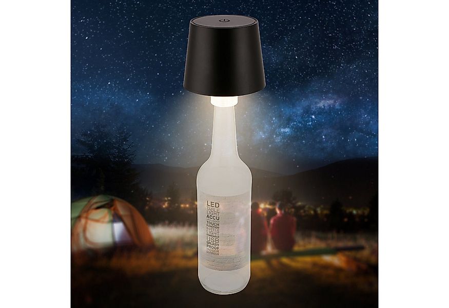 Briloner Leuchten LED Tischleuchte Akku kabellos Aufsatz für Flaschen, LED günstig online kaufen