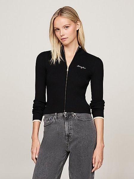Tommy Jeans Strickjacke TJW METALLIC TIP günstig online kaufen