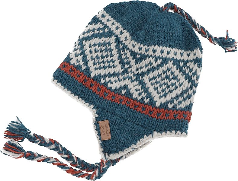 Guru-Shop Strickmütze Wollmütze mit Ohrenklappen, Norwegermütze günstig online kaufen