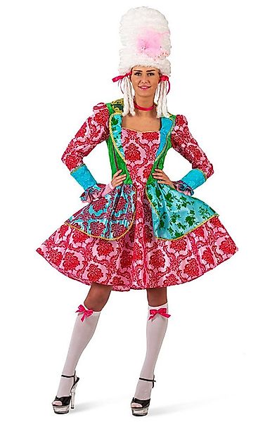 Karneval-Klamotten Kostüm Rokoko Damen bunt Vikorianisches Barock Kleid, Fr günstig online kaufen