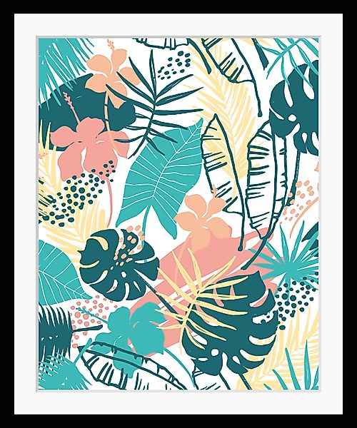 queence Bild »Jennifer«, Blumen-Blumenbilder-Pflanzenbilder-Blätter-Kunst, günstig online kaufen