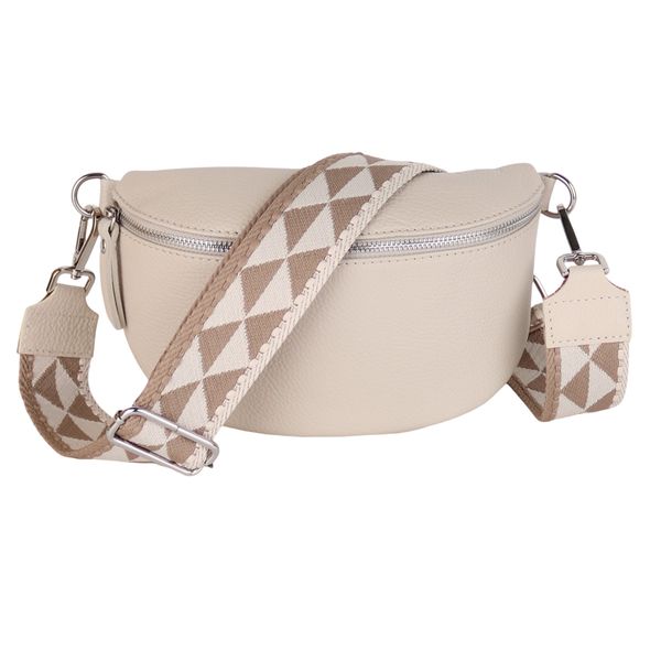 MIRROSI Bauchtasche mit GOLDENER Reißverschluss Damen, günstig online kaufen