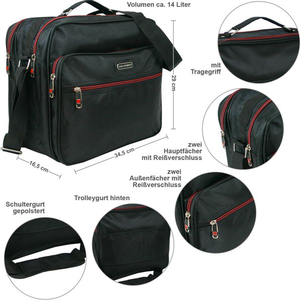 BAG STREET INTERNATIONAL Schultertasche Herren große günstig online kaufen