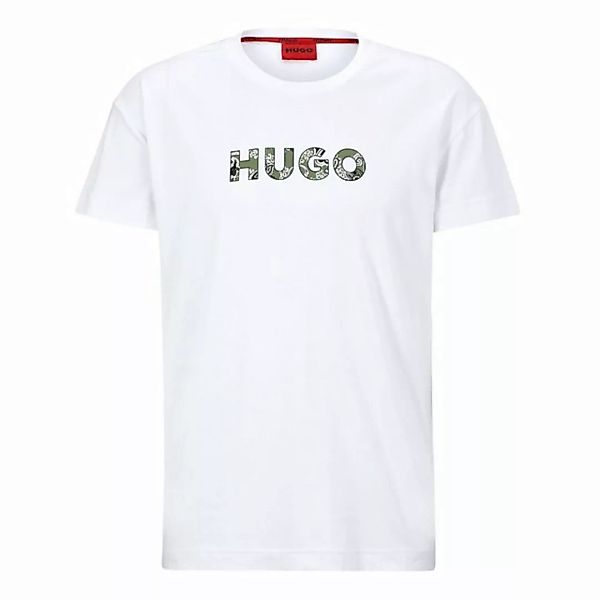 HUGO T-Shirt Paisley T-Shirt mit umrissenem Logo auf der Brust günstig online kaufen