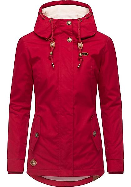 Ragwear Winterjacke Monade Damen Winterparka mit Kapuze und m. Fleece gefüt günstig online kaufen