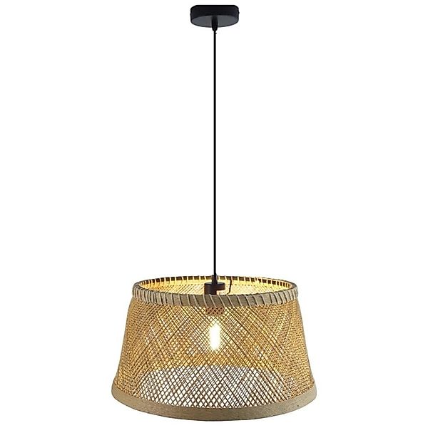 Dapo Decken Pendelleuchte Klara 42cm Papier Natur Beige E27 IP20 günstig online kaufen