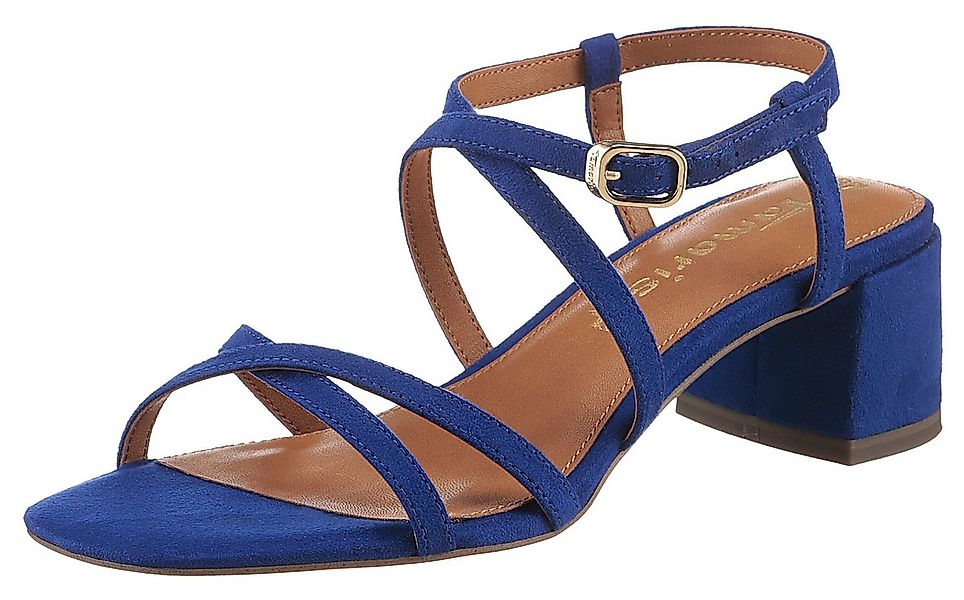Tamaris Sandalette, Sommerschuh, Sandale, Blockabsatz, mit feinen Riemchen günstig online kaufen
