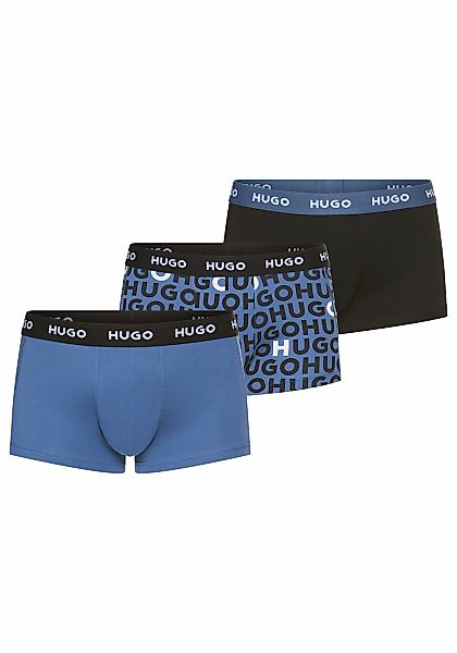 HUGO Underwear Trunk "TRUNK TRIPLET DESIGN", 3 Stk. mit Logobund günstig online kaufen