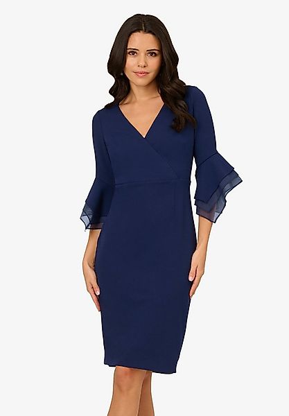 Adrianna Papell Abendkleid Crepe Combo Midi Dress Tailliert, figurbetont, e günstig online kaufen