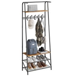 GarveeMore Garderobenständer Garderobenständer Kleiderständer mit Schuhbank günstig online kaufen