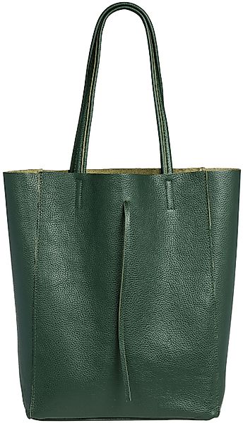 Caspar Schultertasche - Großer Damen Leder Shopper Tasche - CLASSIC LINE - günstig online kaufen