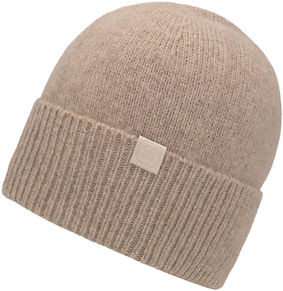 chillouts Strickmütze "Riana Hat", mit dezentem Markenlogo und breitem Umsc günstig online kaufen