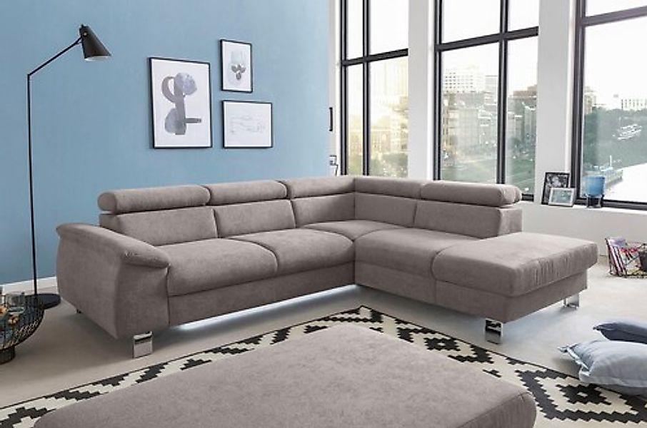 COTTA Polstergarnitur »Komaris L-Form«, (Set), Set bestehend aus: Ecksofa m günstig online kaufen